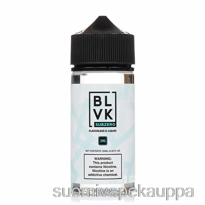 Vape Box Sub Zero - Blvk - 100ml 0mg